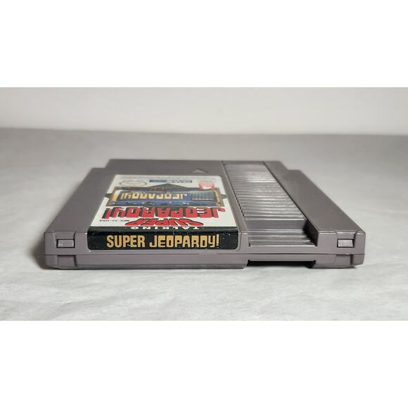 Nintendo Talking Super Jeopardy! 1991CIB Video Game In A Protector Pre-owned - Picture 4 of 10